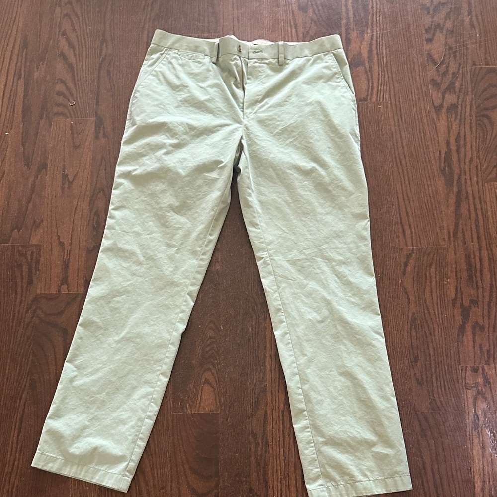 Tailorbyrd Men's mint Light Green Chinos
